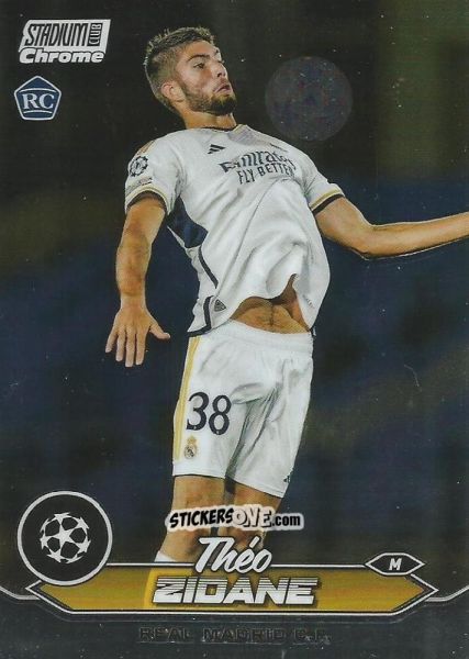 Cromo Theo Zidane - Stadium Club Chrome UEFA Club Competitions 2023-2024
 n. 38 - Topps