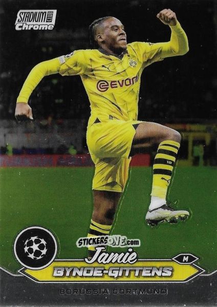 Sticker Jamie Bynoe-Gittens - Stadium Club Chrome UEFA Club Competitions 2023-2024
 n. 43 - Topps