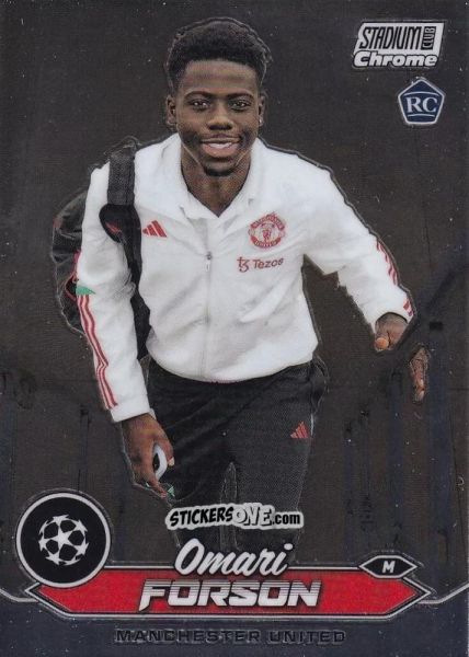 Figurina Omari Forson - Stadium Club Chrome UEFA Club Competitions 2023-2024
 n. 44 - Topps
