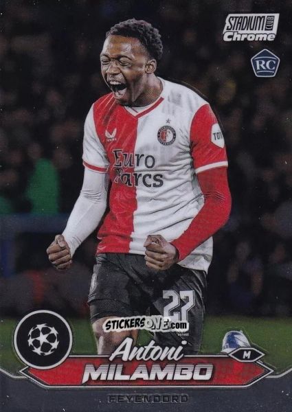 Sticker Antoni Milambo - Stadium Club Chrome UEFA Club Competitions 2023-2024
 n. 49 - Topps
