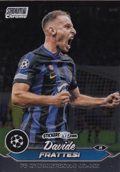 Cromo Davide Frattesi - Stadium Club Chrome UEFA Club Competitions 2023-2024
 n. 60 - Topps