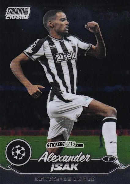 Sticker Alexander Isak - Stadium Club Chrome UEFA Club Competitions 2023-2024
 n. 64 - Topps