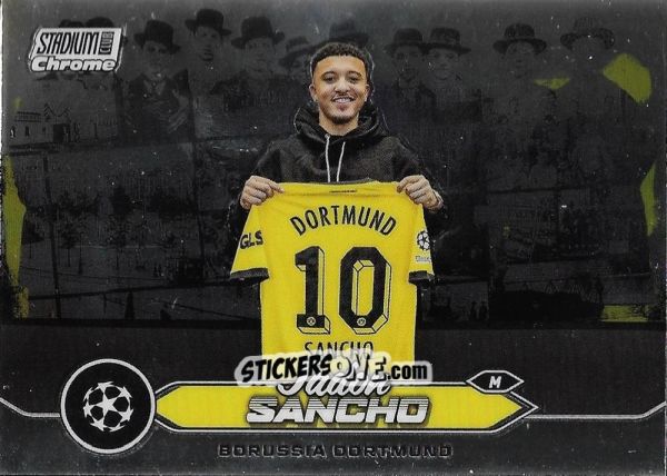 Sticker Jadon Sancho - Stadium Club Chrome UEFA Club Competitions 2023-2024
 n. 65 - Topps