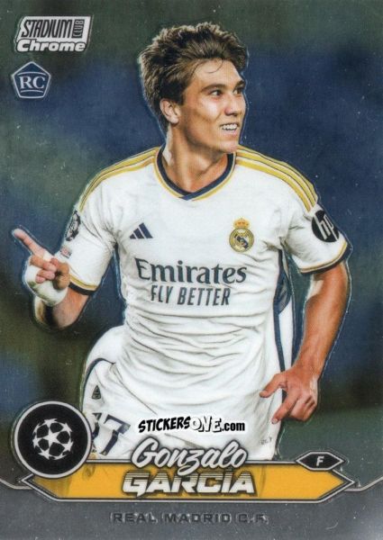 Sticker Gonzalo Garcia - Stadium Club Chrome UEFA Club Competitions 2023-2024
 n. 66 - Topps