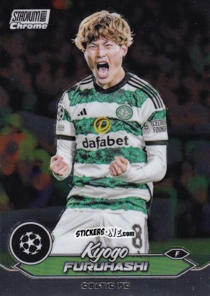 Cromo Kyogo Furuhashi - Stadium Club Chrome UEFA Club Competitions 2023-2024
 n. 82 - Topps