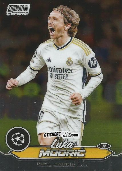 Cromo Luka Modric - Stadium Club Chrome UEFA Club Competitions 2023-2024
 n. 90 - Topps