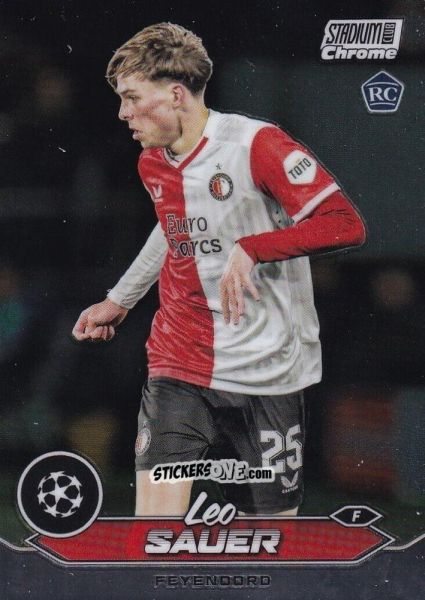 Cromo Leo Sauer - Stadium Club Chrome UEFA Club Competitions 2023-2024
 n. 95 - Topps