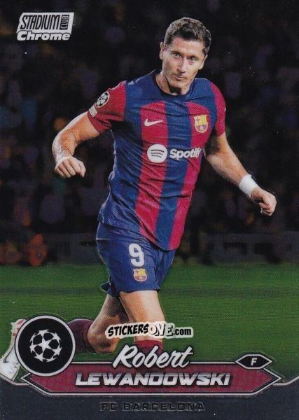 Sticker Robert Lewandowski - Stadium Club Chrome UEFA Club Competitions 2023-2024
 n. 98 - Topps