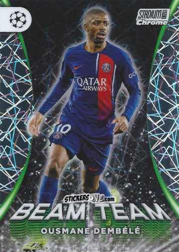 Figurina Ousmane Dembele - Stadium Club Chrome UEFA Club Competitions 2023-2024
 n. BT-OD - Topps