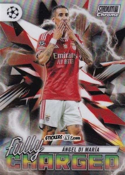 Figurina Angel Di Maria - Stadium Club Chrome UEFA Club Competitions 2023-2024
 n. FC-ADM - Topps