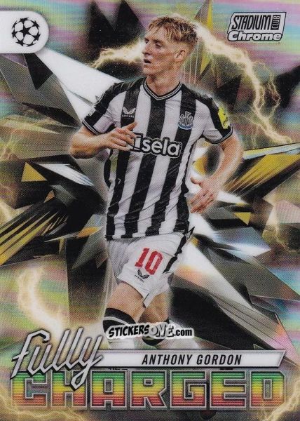 Sticker Anthony Gordon - Stadium Club Chrome UEFA Club Competitions 2023-2024
 n. FC-AG - Topps