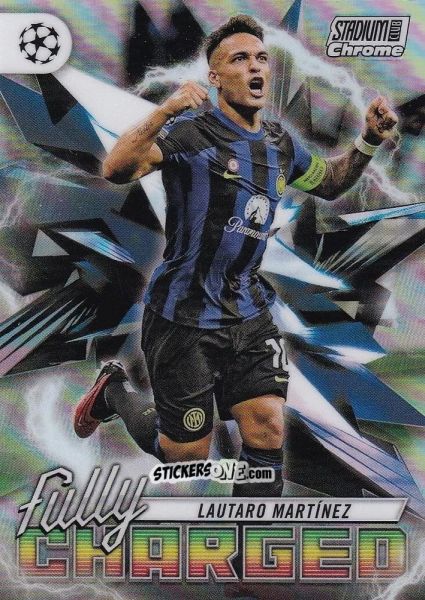 Figurina Lautaro Martinez - Stadium Club Chrome UEFA Club Competitions 2023-2024
 n. FC-LM - Topps