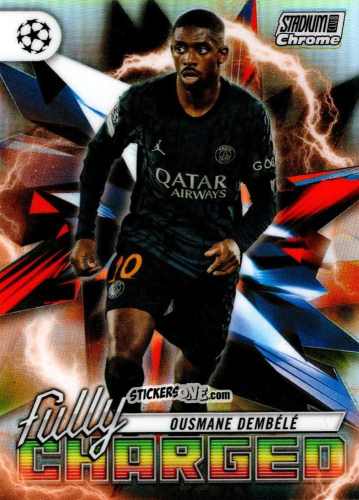 Figurina Ousmane Dembele - Stadium Club Chrome UEFA Club Competitions 2023-2024
 n. FC-OD - Topps