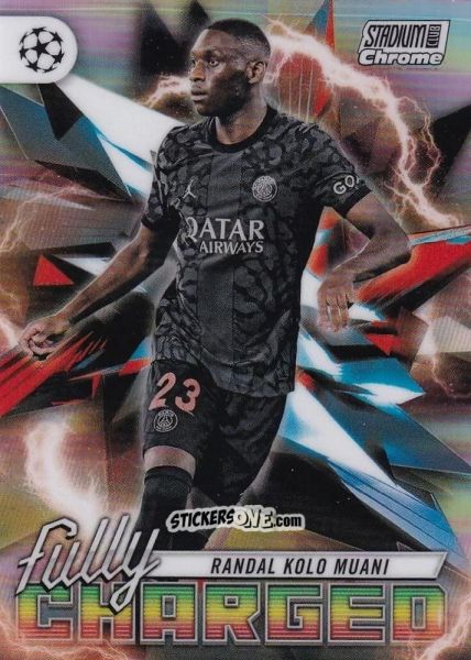 Sticker Randal Kolo Muani - Stadium Club Chrome UEFA Club Competitions 2023-2024
 n. FC-RKM - Topps
