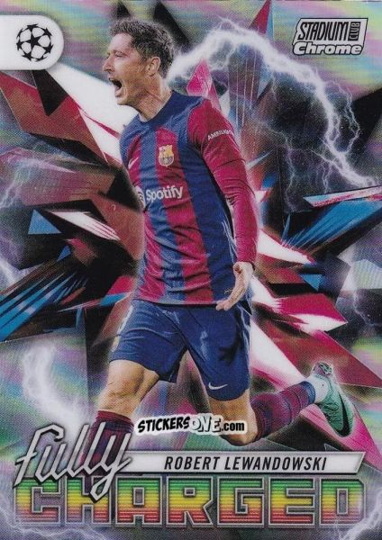 Sticker Robert Lewandowski - Stadium Club Chrome UEFA Club Competitions 2023-2024
 n. FC-RL - Topps