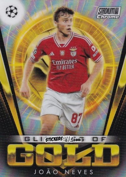 Cromo Joao Neves - Stadium Club Chrome UEFA Club Competitions 2023-2024
 n. GG-JN - Topps