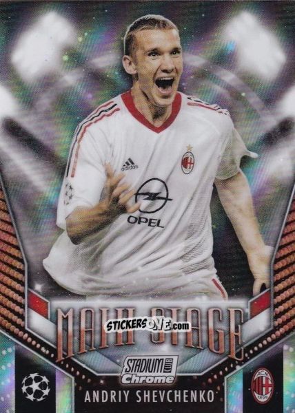 Cromo Andriy Shevchenko - Stadium Club Chrome UEFA Club Competitions 2023-2024
 n. MS-AS - Topps