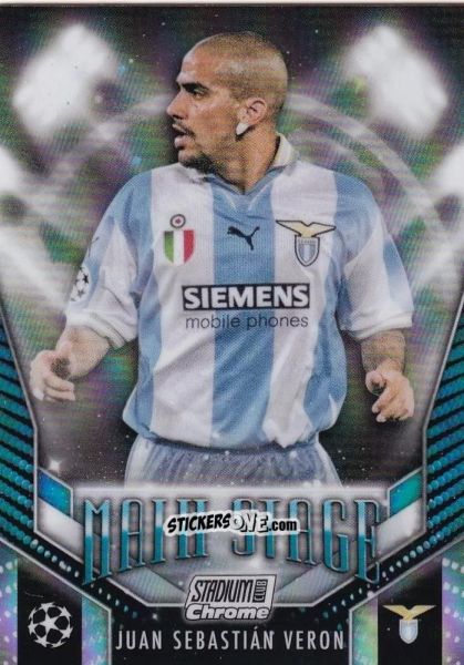 Sticker Juan SebastiAn Veron - Stadium Club Chrome UEFA Club Competitions 2023-2024
 n. MS-JSV - Topps