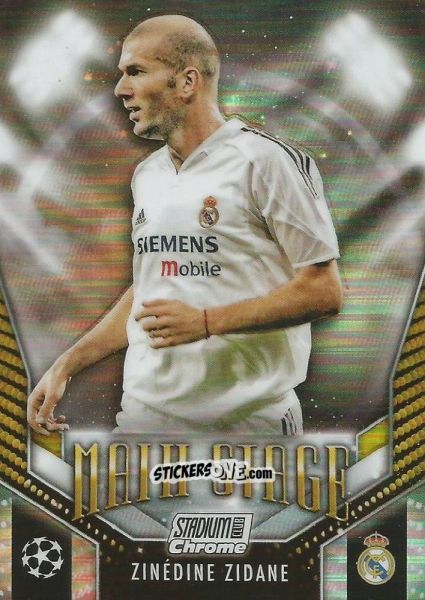 Figurina Zinedine Zidane - Stadium Club Chrome UEFA Club Competitions 2023-2024
 n. MS-ZZ - Topps