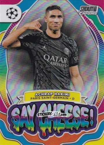 Figurina Achraf Hakimi - Stadium Club Chrome UEFA Club Competitions 2023-2024
 n. SC-AH - Topps