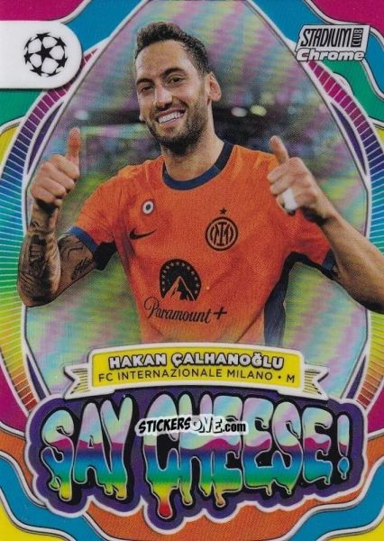 Figurina Hakan calhanoglu - Stadium Club Chrome UEFA Club Competitions 2023-2024
 n. SC-HC - Topps