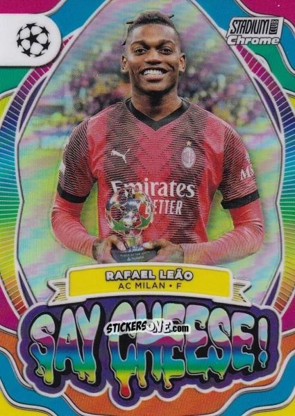 Cromo Rafael Leao - Stadium Club Chrome UEFA Club Competitions 2023-2024
 n. SC-RL - Topps