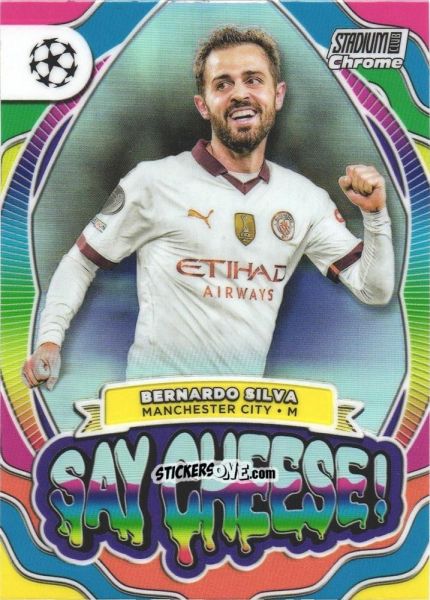 Cromo Bernardo Silva - Stadium Club Chrome UEFA Club Competitions 2023-2024
 n. SC-SIL - Topps