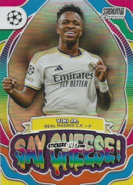 Figurina Vini Jr. - Stadium Club Chrome UEFA Club Competitions 2023-2024
 n. SC-VIN - Topps