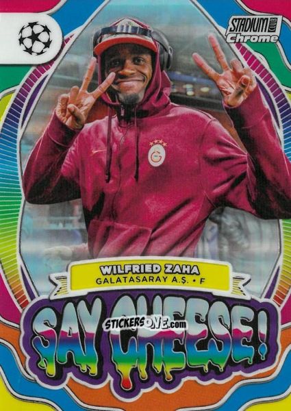 Cromo Wilfried Zaha - Stadium Club Chrome UEFA Club Competitions 2023-2024
 n. SC-WZ - Topps