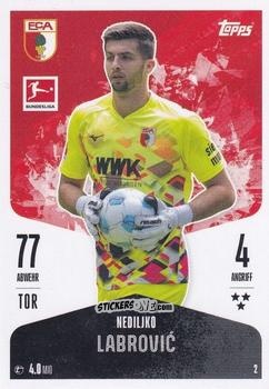 Sticker Nediljko Labrović - German Fussball Bundesliga 2024-2025. Match Attax
 n. 2 - Topps