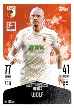 Sticker Marius Wolf - German Fussball Bundesliga 2024-2025. Match Attax
 n. 3 - Topps