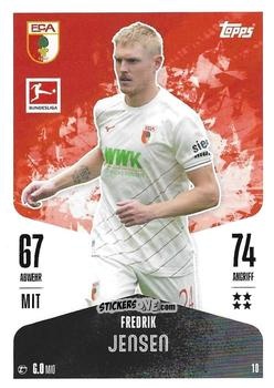 Sticker Fredrik Jensen - German Fussball Bundesliga 2024-2025. Match Attax
 n. 10 - Topps