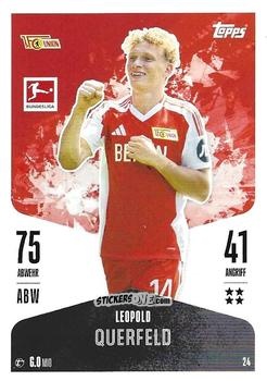Figurina Leopold Querfeld - German Fussball Bundesliga 2024-2025. Match Attax
 n. 24 - Topps