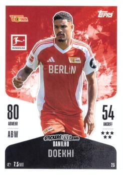 Cromo Danilho Doekhi - German Fussball Bundesliga 2024-2025. Match Attax
 n. 25 - Topps