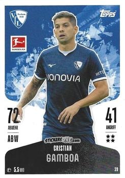 Sticker Cristian Gamboa - German Fussball Bundesliga 2024-2025. Match Attax
 n. 39 - Topps
