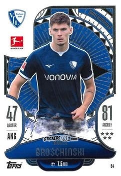 Sticker Moritz Broschinski - German Fussball Bundesliga 2024-2025. Match Attax
 n. 54 - Topps