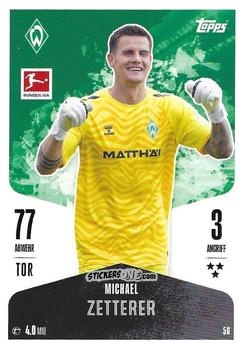 Sticker Michael Zetterer - German Fussball Bundesliga 2024-2025. Match Attax
 n. 56 - Topps
