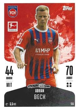 Figurina Adrian Beck - German Fussball Bundesliga 2024-2025. Match Attax
 n. 135 - Topps