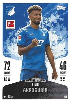 Cromo Kevin Akpoguma - German Fussball Bundesliga 2024-2025. Match Attax
 n. 148 - Topps
