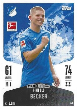Figurina Finn Ole Becker - German Fussball Bundesliga 2024-2025. Match Attax
 n. 151 - Topps