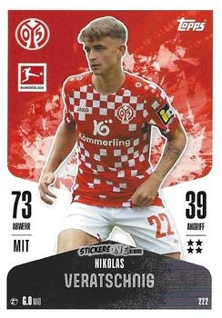 Figurina Nikolas Veratschnig - German Fussball Bundesliga 2024-2025. Match Attax
 n. 222 - Topps