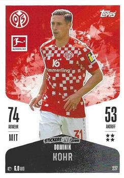 Cromo Dominik Kohr - German Fussball Bundesliga 2024-2025. Match Attax
 n. 227 - Topps