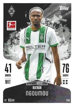 Figurina Nathan Ngoumou - German Fussball Bundesliga 2024-2025. Match Attax
 n. 245 - Topps