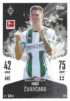 Sticker Tomáš Čvančara - German Fussball Bundesliga 2024-2025. Match Attax
 n. 248 - Topps