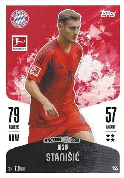 Figurina Josip Stanišić - German Fussball Bundesliga 2024-2025. Match Attax
 n. 255 - Topps