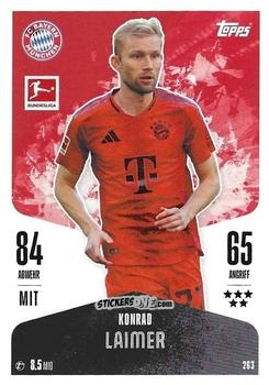 Sticker Konrad Laimer - German Fussball Bundesliga 2024-2025. Match Attax
 n. 263 - Topps