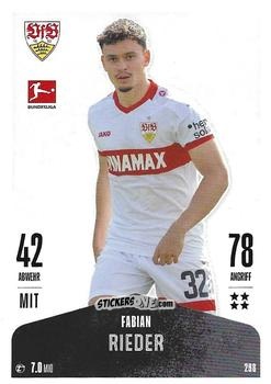 Figurina Fabian Rieder - German Fussball Bundesliga 2024-2025. Match Attax
 n. 298 - Topps