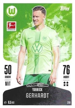Figurina Yannick Gerhardt - German Fussball Bundesliga 2024-2025. Match Attax
 n. 318 - Topps