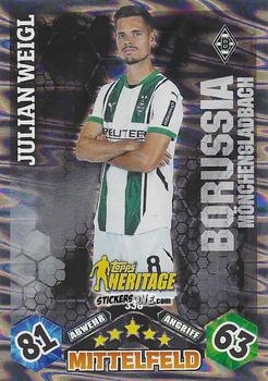 Cromo Julian Weigl - German Fussball Bundesliga 2024-2025. Match Attax
 n. 338 - Topps