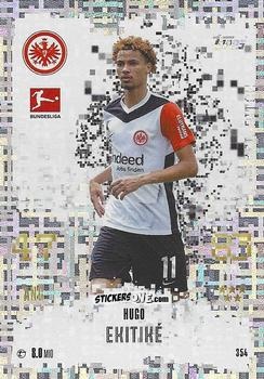 Figurina Hugo Ekitike - German Fussball Bundesliga 2024-2025. Match Attax
 n. 354 - Topps